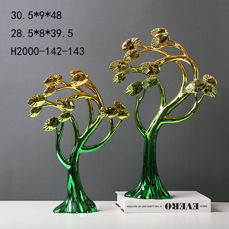 Artwork Table Display Purple Resin Tree Branches Home Decorative Crafts
