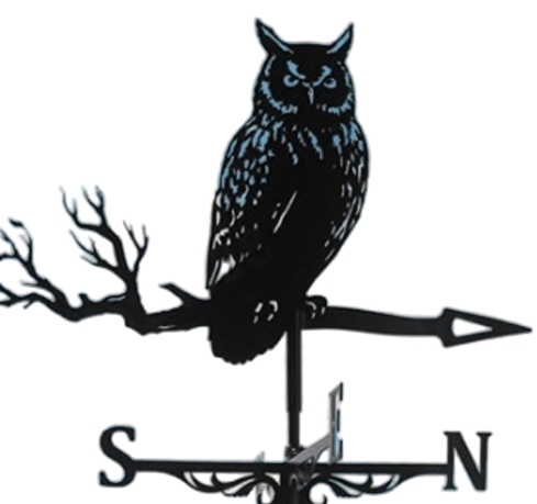 Rustic Iron Weathervane with Exclusive Stainless Steel Finish Crafts