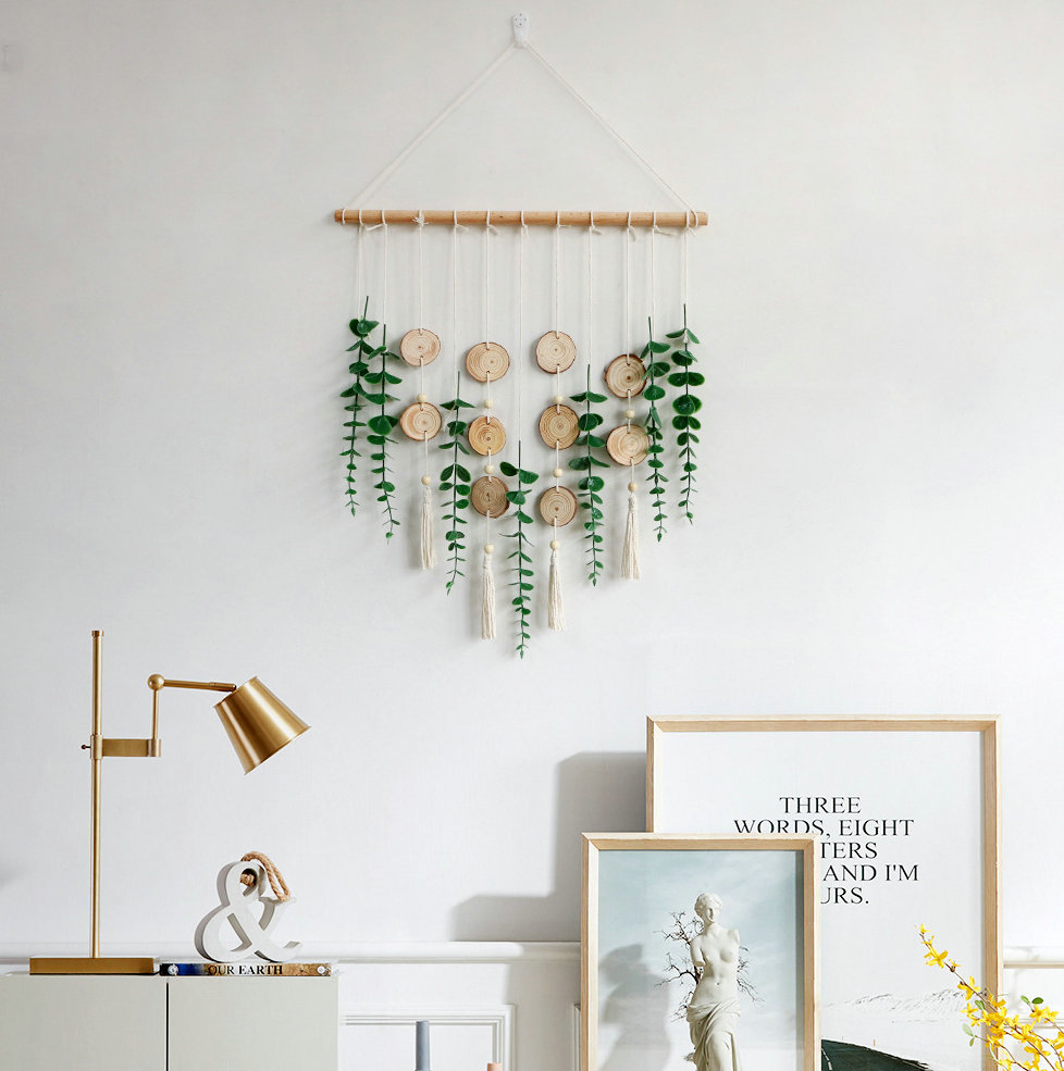 Artificial Eucalyptus Wall Hanging Greenery Rustic Boho Farmhouse Home Decor Mi29363