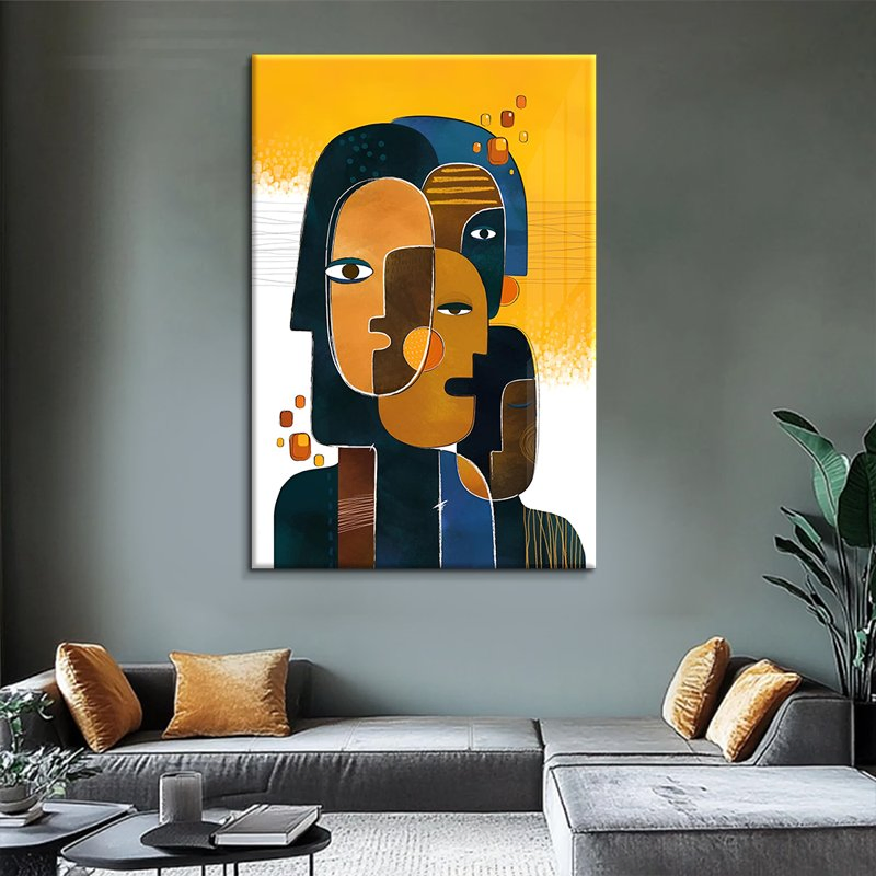 Abstract Art Wall Hanging for Living Room Decoration / Hotel Foyer Mural