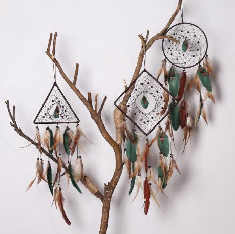Feather Handmade Home Wall Hanging Decor Indian Dream Catcher