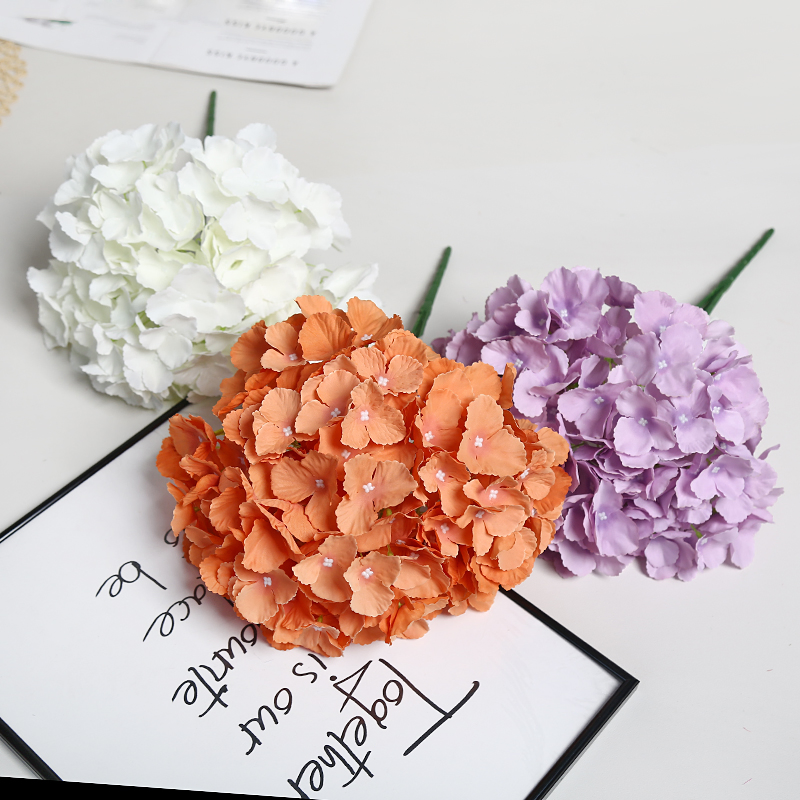 Holiday Mantels Sparkle with Artificial Flowers—no Wilting, Just Seasonal Cheer: Silk Flowers Half-Bloom Poppy Leafy Stem Home Decor Lifelike Veins Flower