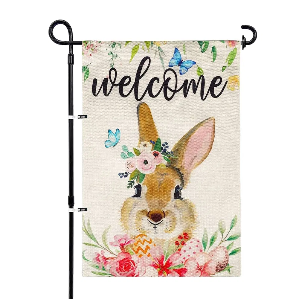 High Quality Custom Size Printing Polyester Seasonal Home Garden Flags
