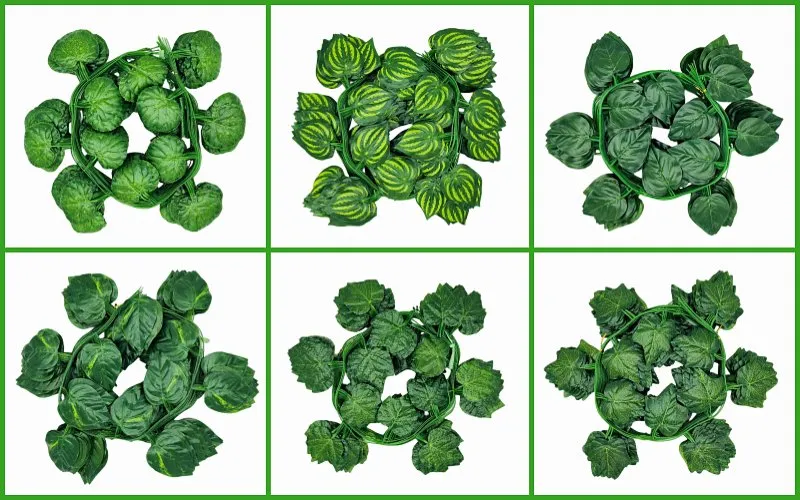 Color Choice Artificial Leaves