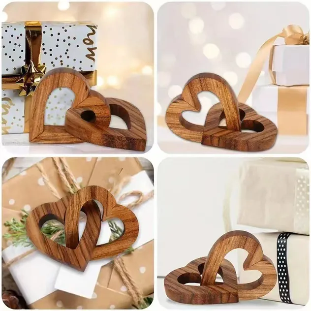 Wooden Heart Buckle