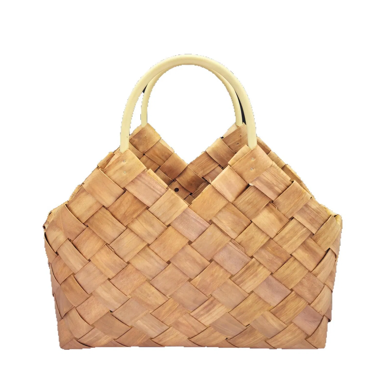 Elegant Handcrafted Wooden Chip Basket for Unique Gifts