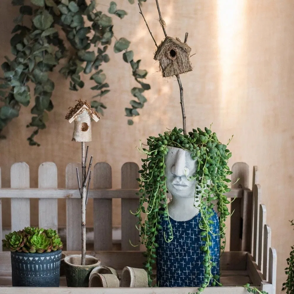 Bird House Planter Stake 8