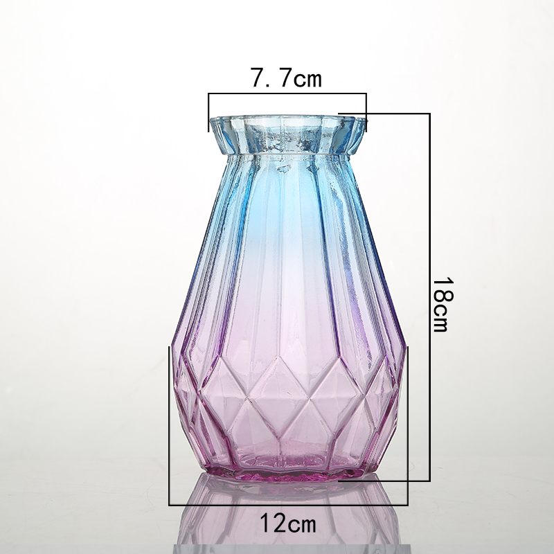 Fancy Glass Vases for Decor, Flower Vase for Home Decor, Modern Decorative Vase Centrepieces Living Room, Kitchen, Office Wedding or Gifts