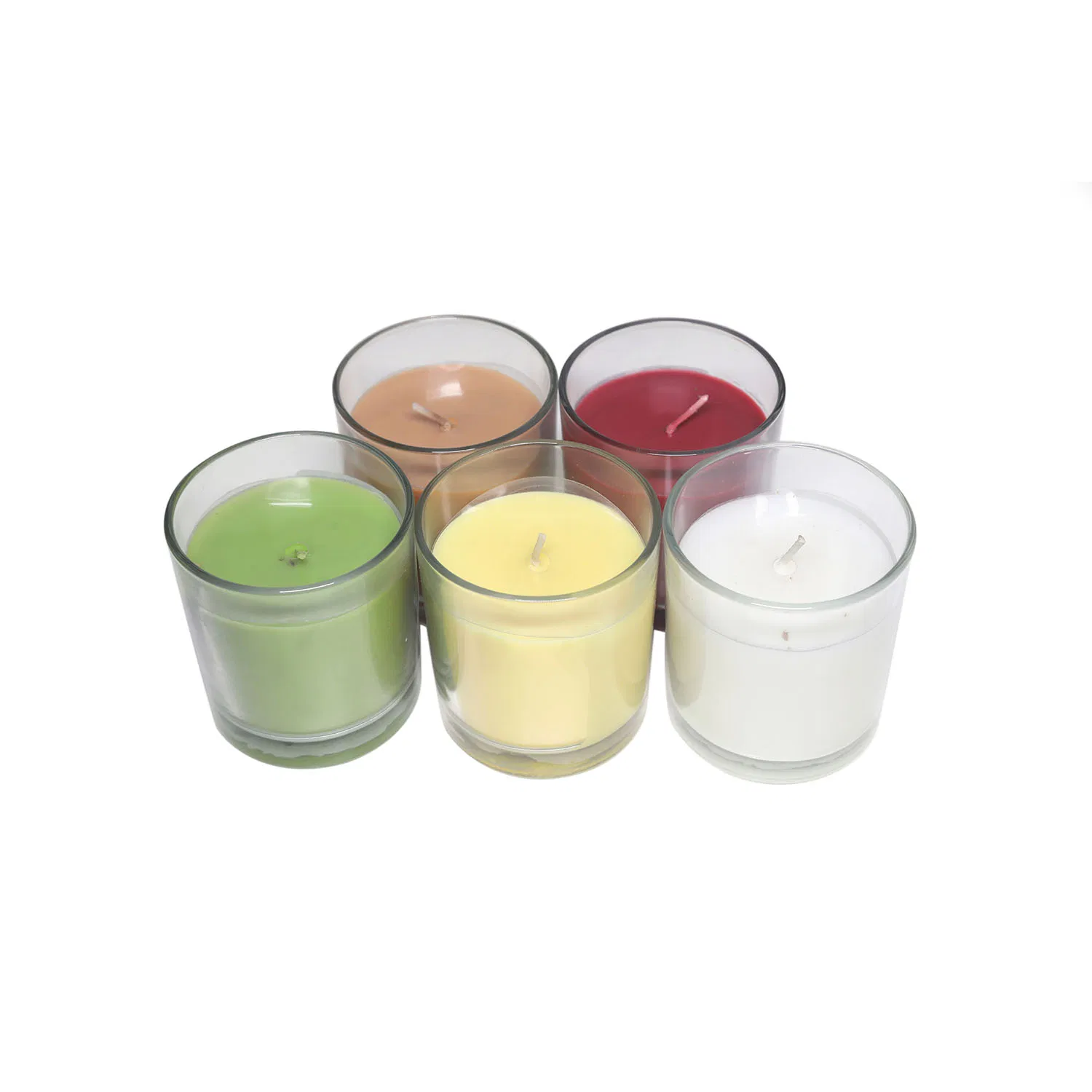 Handcrafted Eco-Friendly Scented Candle Gift Set in Elegant Glass