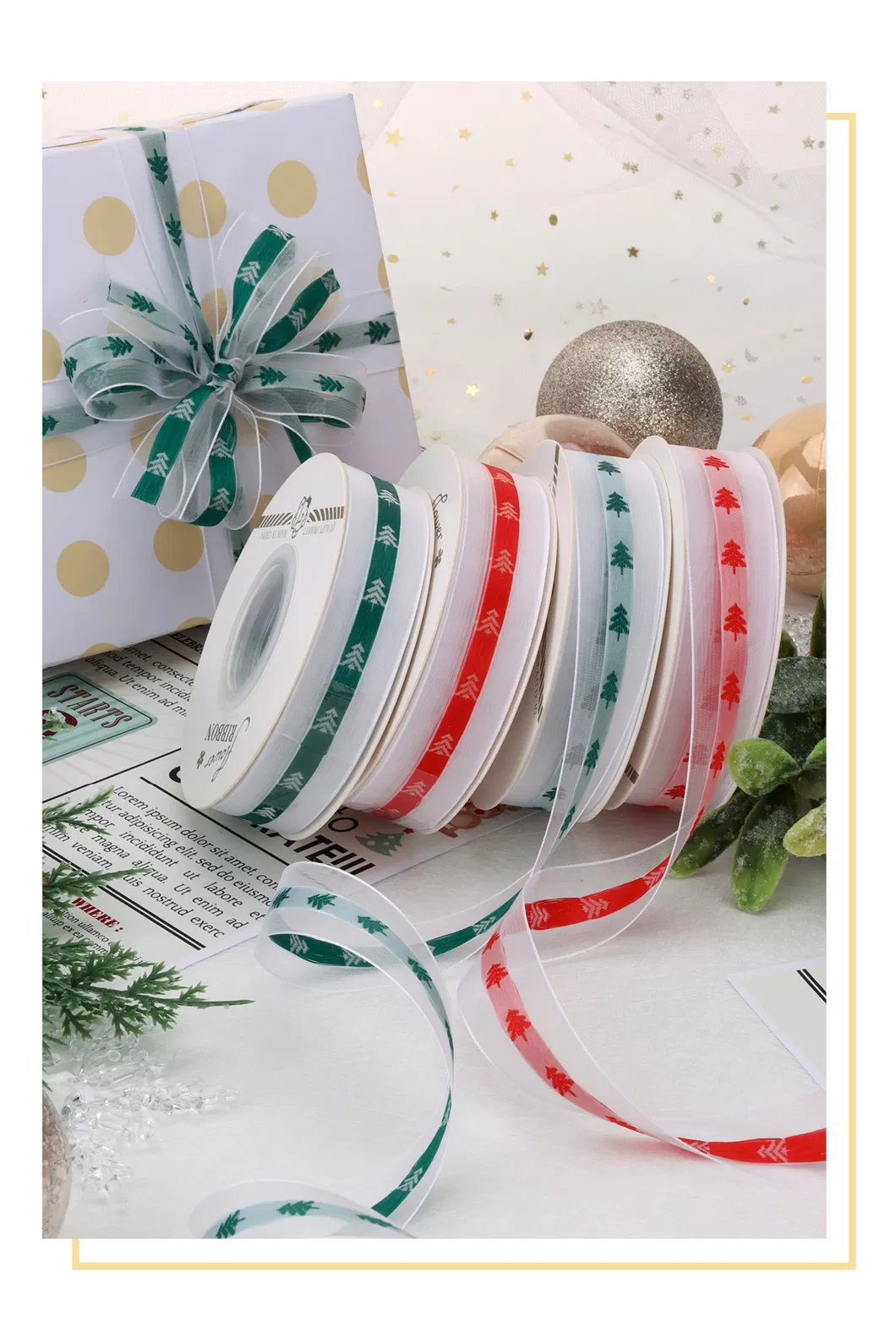 Christmas Ribbon Detail