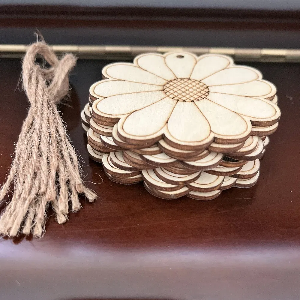 Wooden Flower Close up