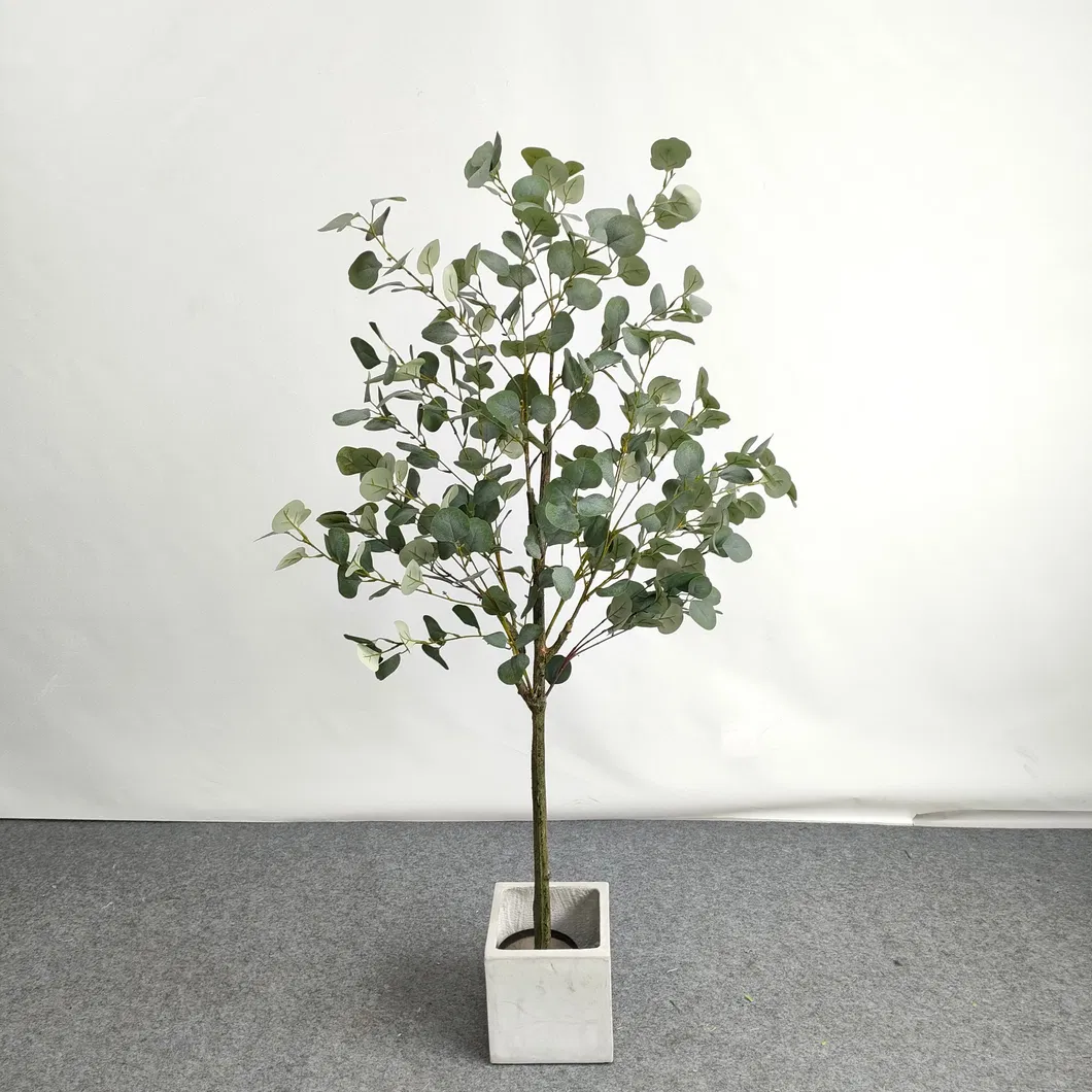 Artificial Eucalyptus Tree Close-up