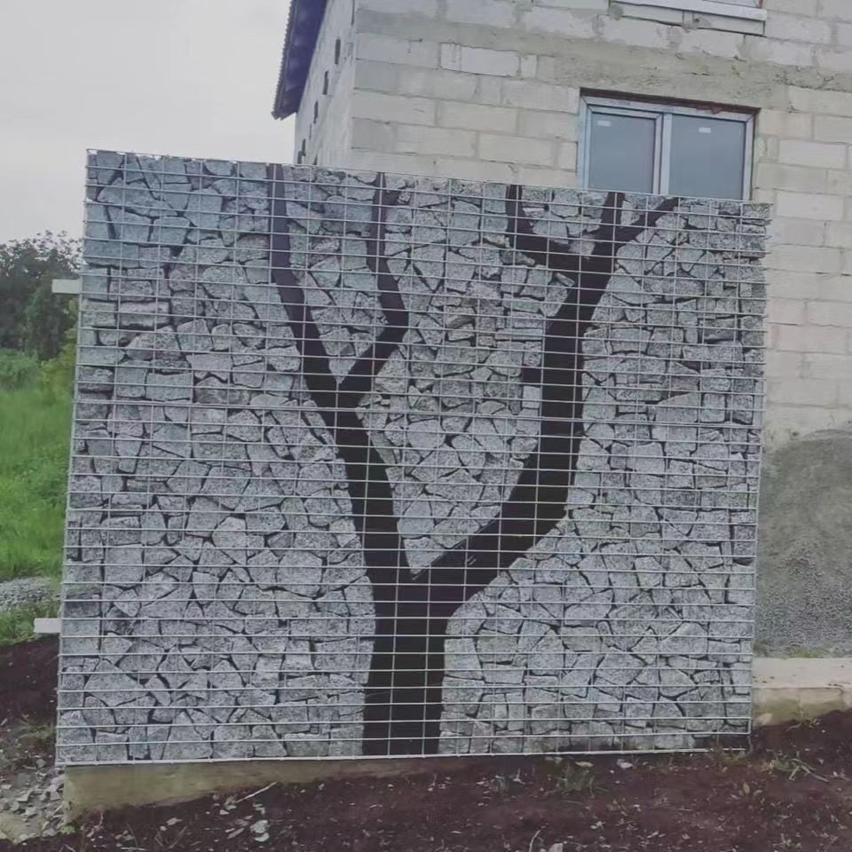 Modern Gabion Basket Price Wall Fence Hexagonal Pet Wire Mesh Barriers Decorative Garden Rock Fence Welded Stainless Steel Gabion Box