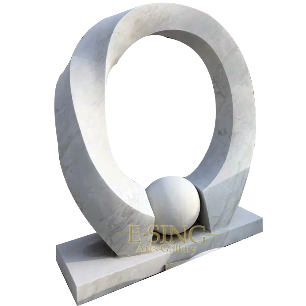 Outdoor Decorative Modern Abstract Marble Sculpture