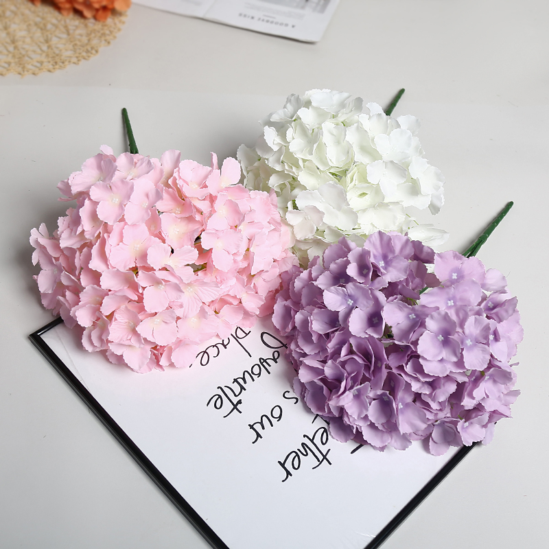 Holiday Mantels Sparkle with Artificial Flowers—no Wilting, Just Seasonal Cheer: Silk Flowers Half-Bloom Poppy Leafy Stem Home Decor Lifelike Veins Flower