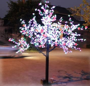 LED Artificial Trees White Outdoor Cherry Tree Artificial Crafts