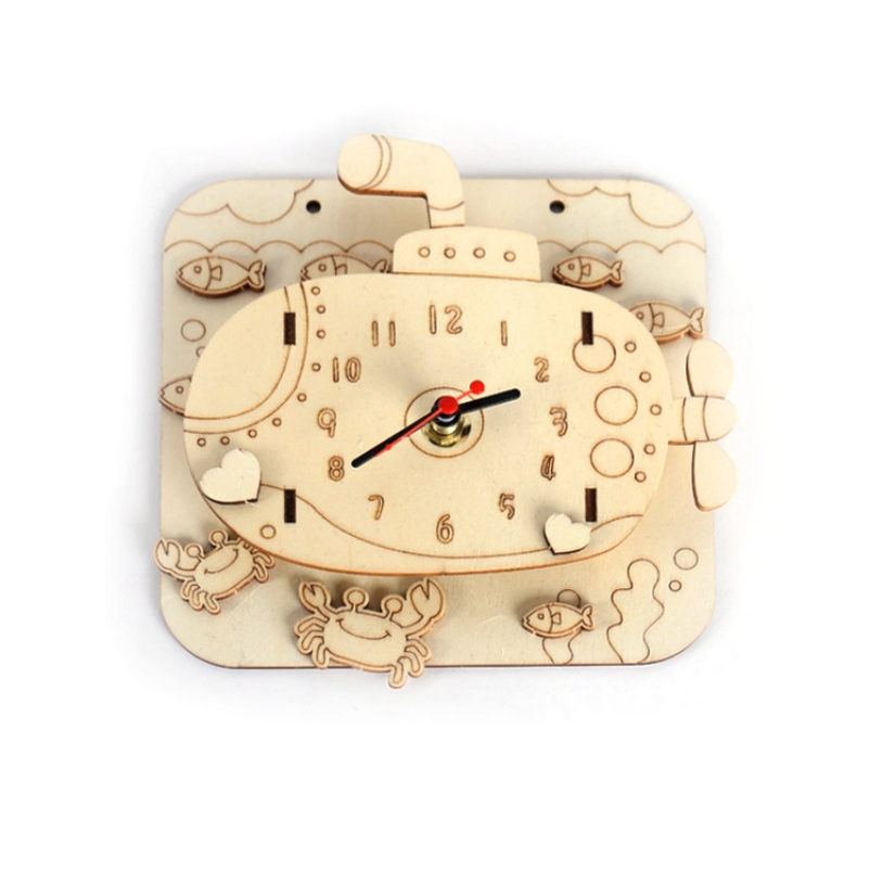 Custom Shape Wood Chip DIY Creative Project Wooden Craft