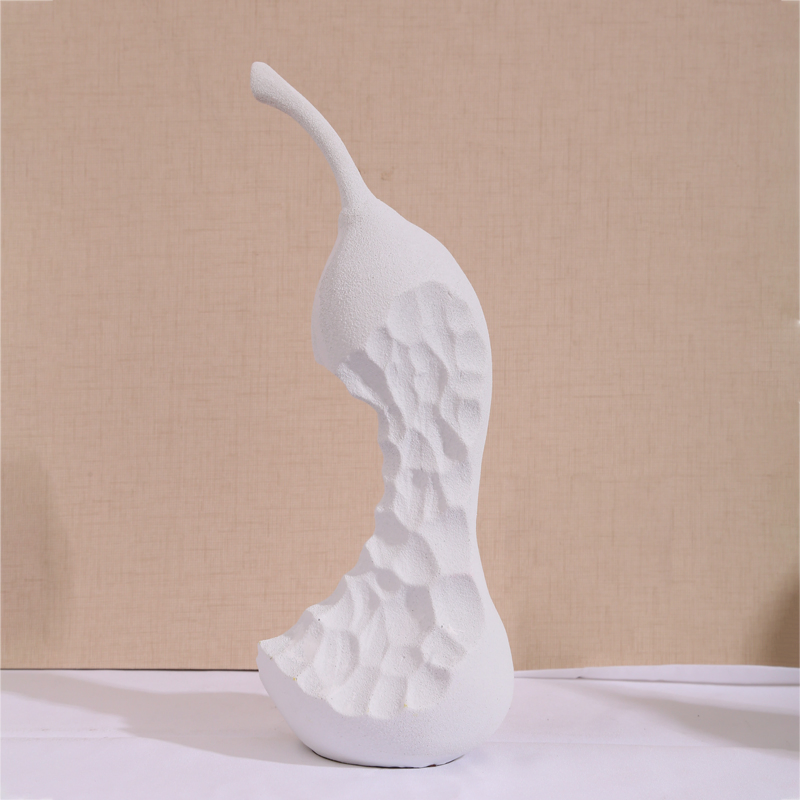 New Creative Fluorescent Gradient Color Pear-Shaped Home Decorative Resin Craft