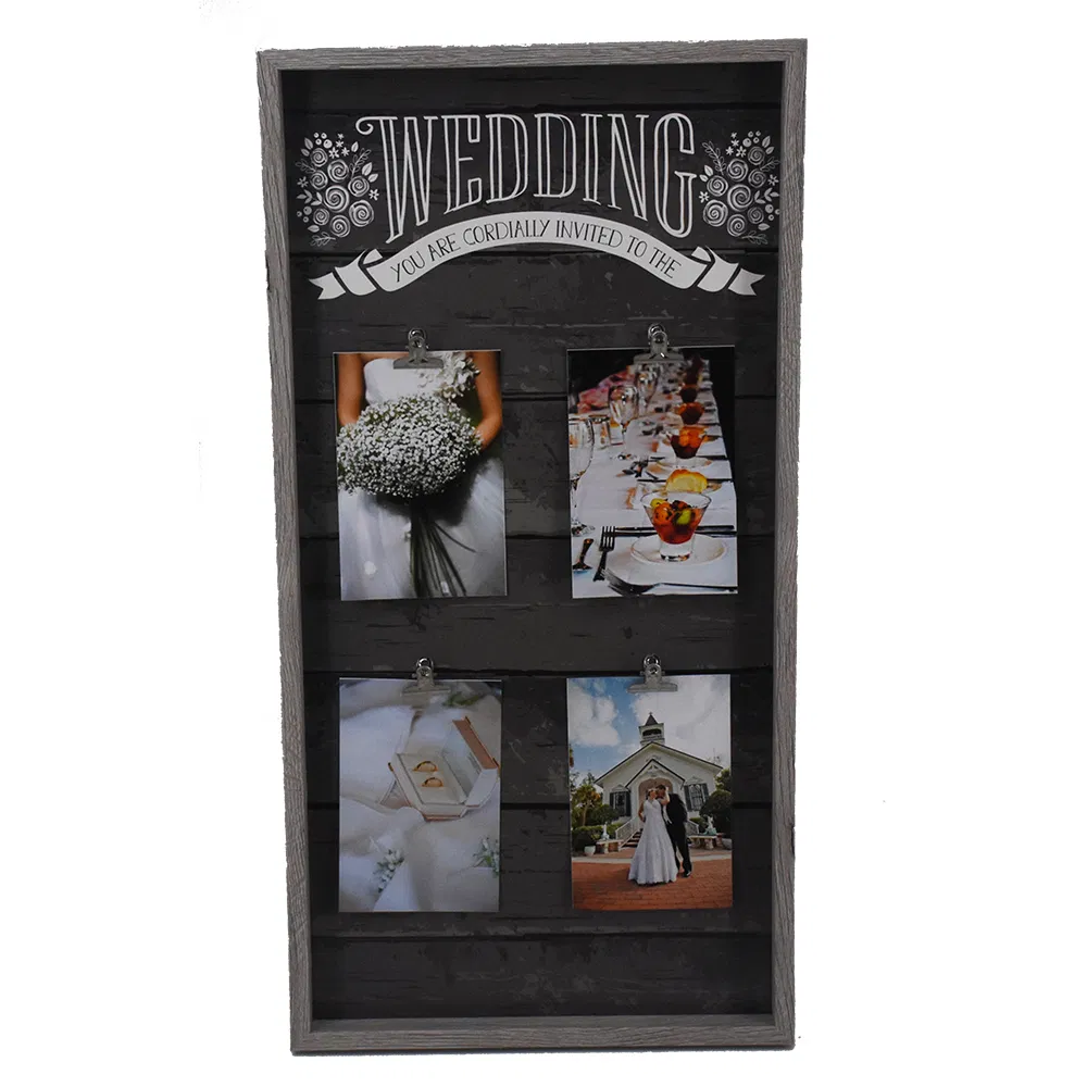Rustic Home Decoration Plastic Big Photo Picture Frame