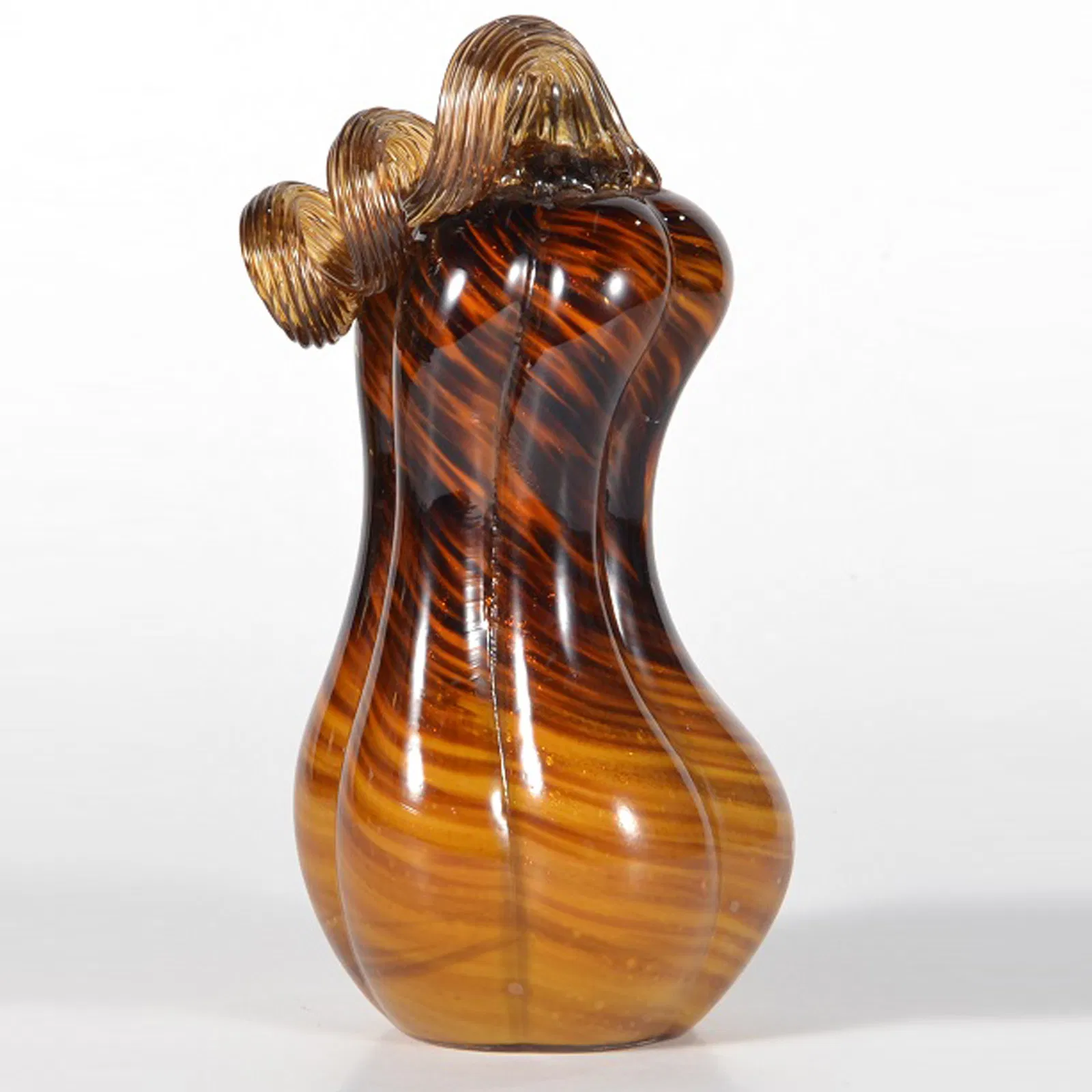 Glass Arts Crafts Handmade Decorative Glass Pumpkin Figurine