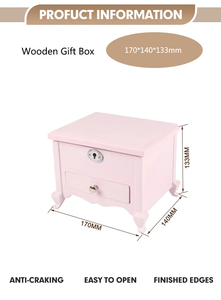 Wooden Music Box Detail 1