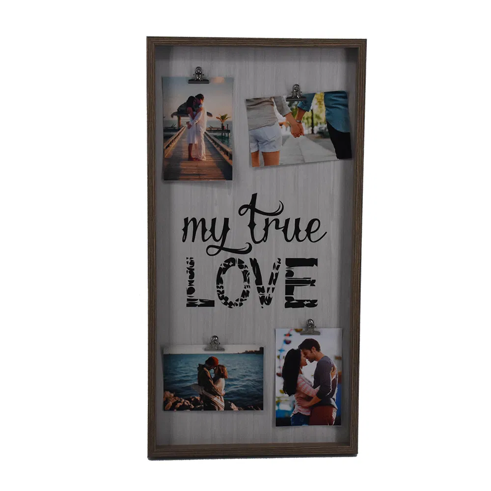 Rustic Home Decoration Plastic Big Photo Picture Frame