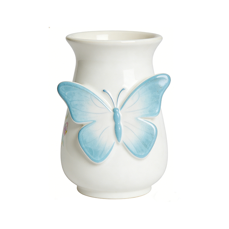 High Quality Butterfly Ceramic Flower Vase for Boho Home Decor