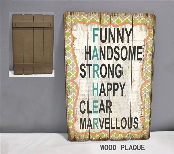 Handmade Wood Signs Home Decor Wholesale Wood Logo for Decorations