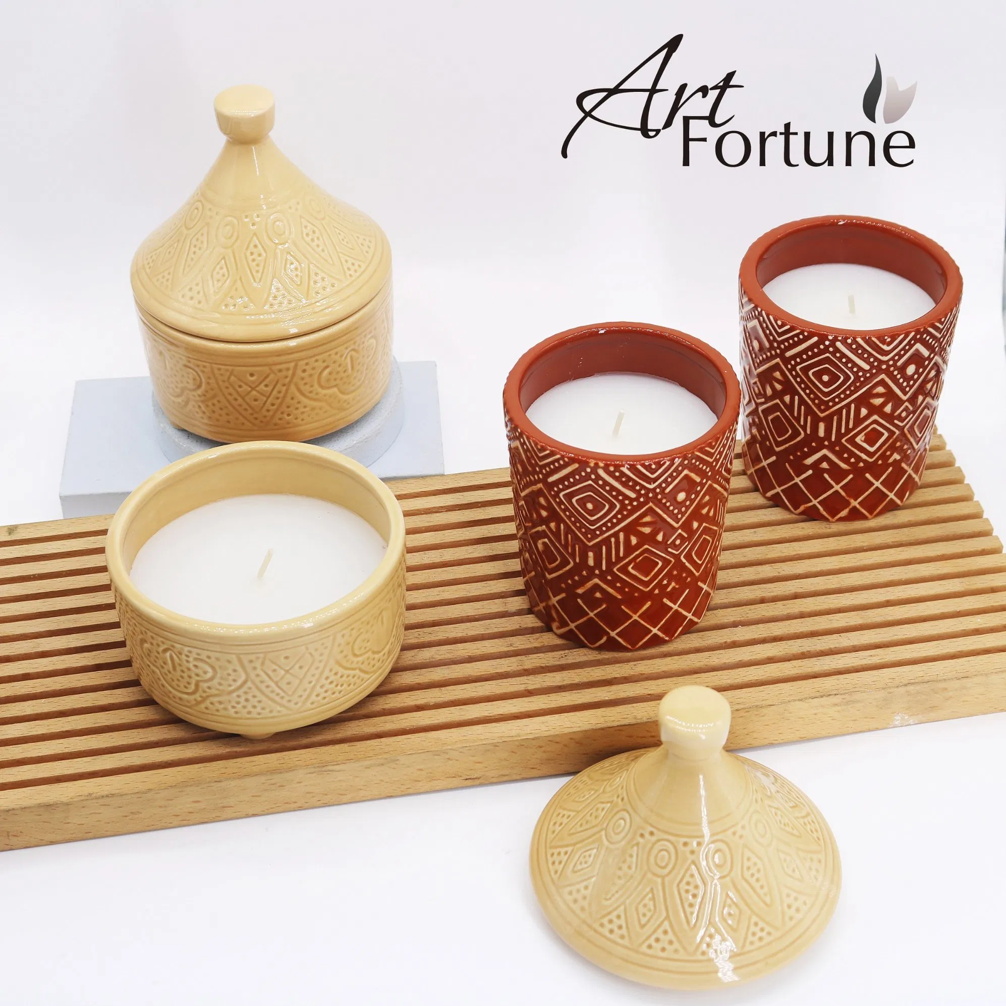 Artisan Crafted Tajine Shaped Scented Candle for Cozy Spaces