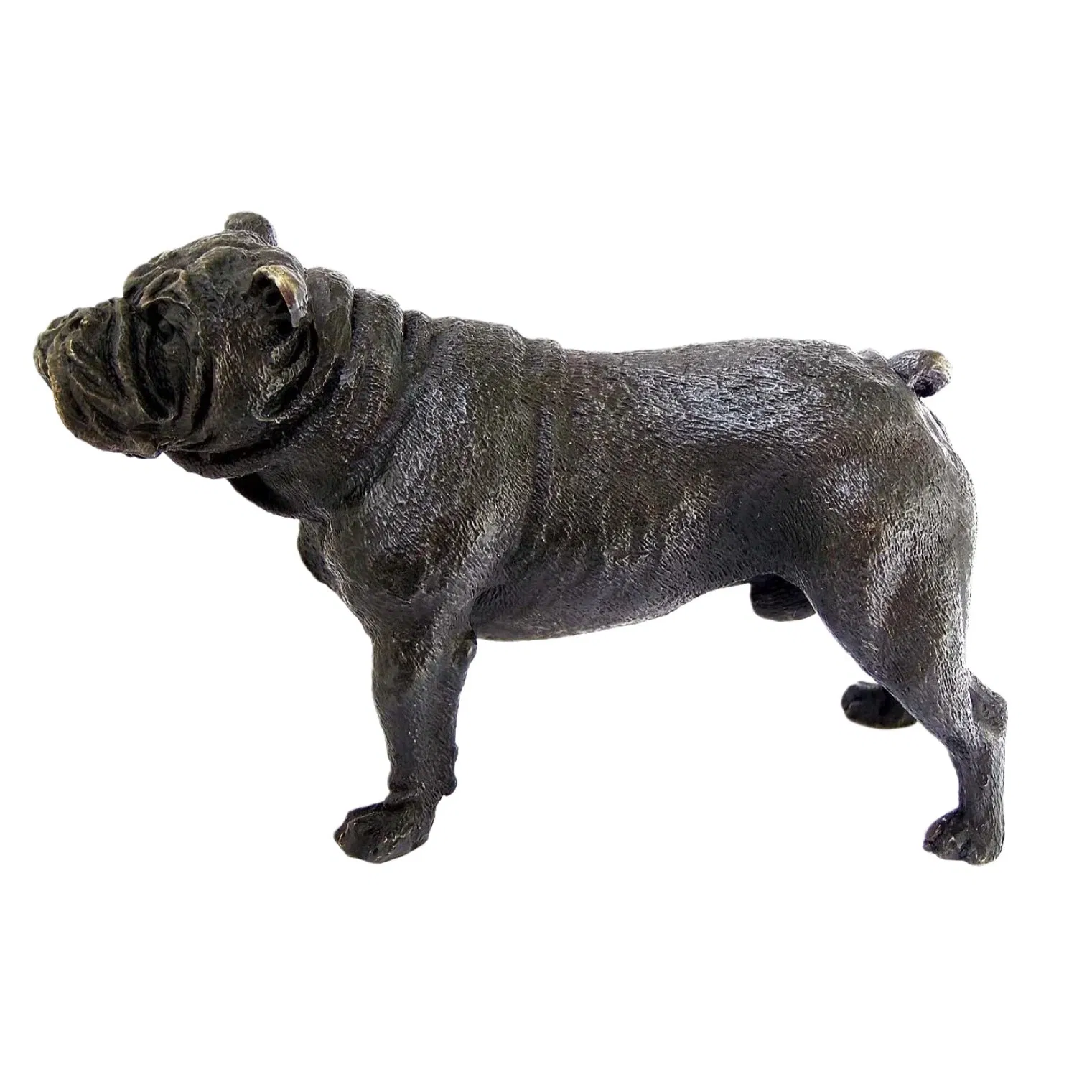French Bulldog Bronze Statues-Handcrafted Pet Memorial Gift Figurine