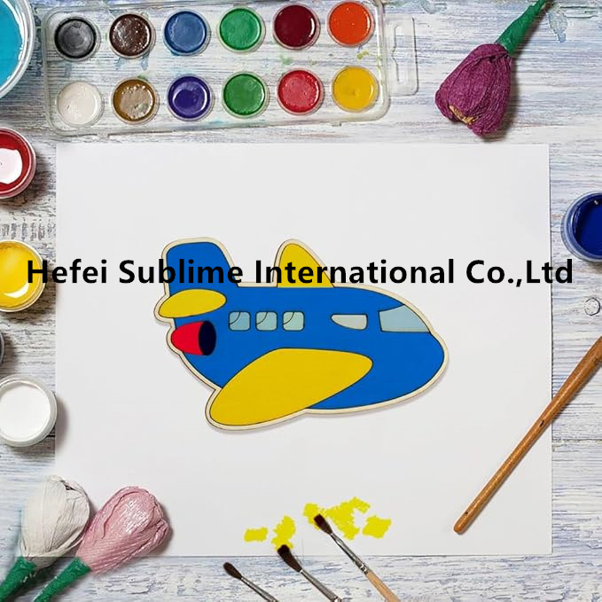 Unfinished Wood Transportation Cutouts Crafts Wooden Car Bus Plane Ship Crafts Wooden Traffic Vehicles Hanging Ornaments DIY Gift Tags