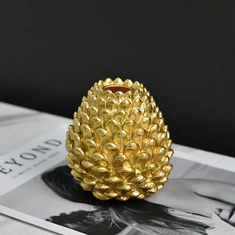 Pinecone Candle Holder 5