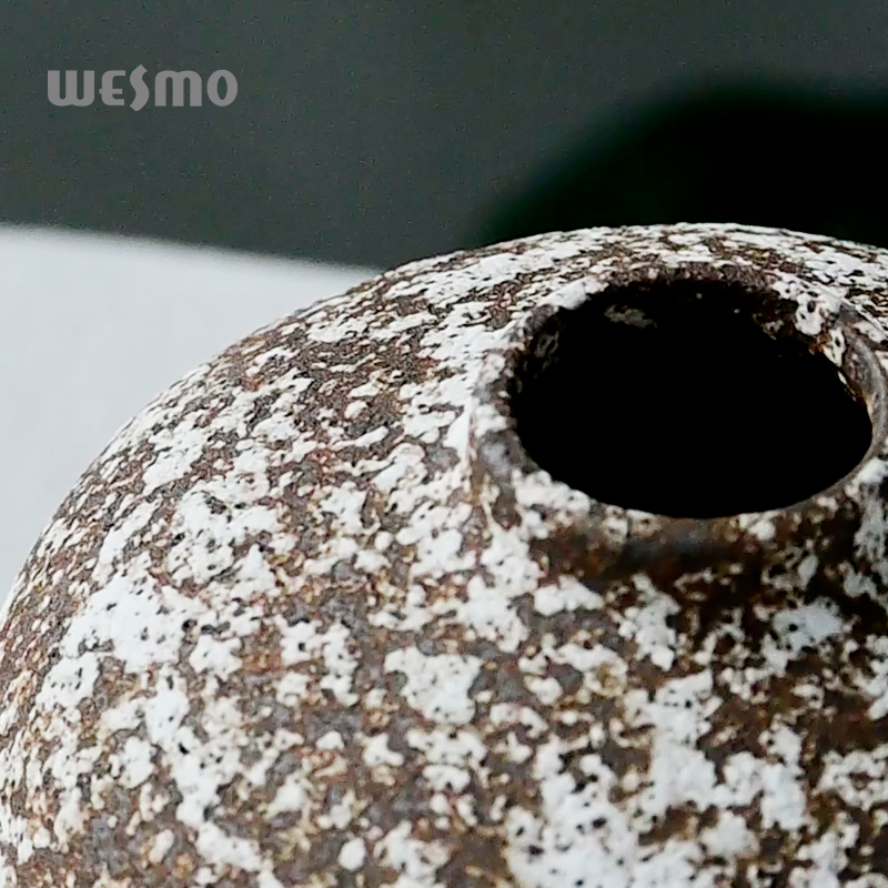Wabi-Sabi Style Organic Modern Home Decor Interior Styling Hand-Painted Stoneware Decorative Ceramic Vase