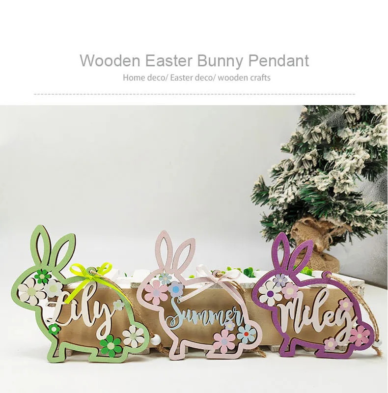 Easter Wooden Door Sign 1