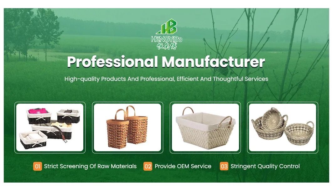 Rustic Willow Storage Baskets