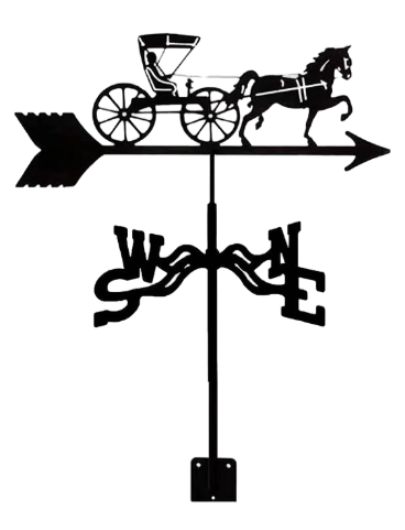 Exclusive Weathervane Stainless Steel Spray Paint Crafts Patio Outdoor Iron Weathervane Decoration Rustic