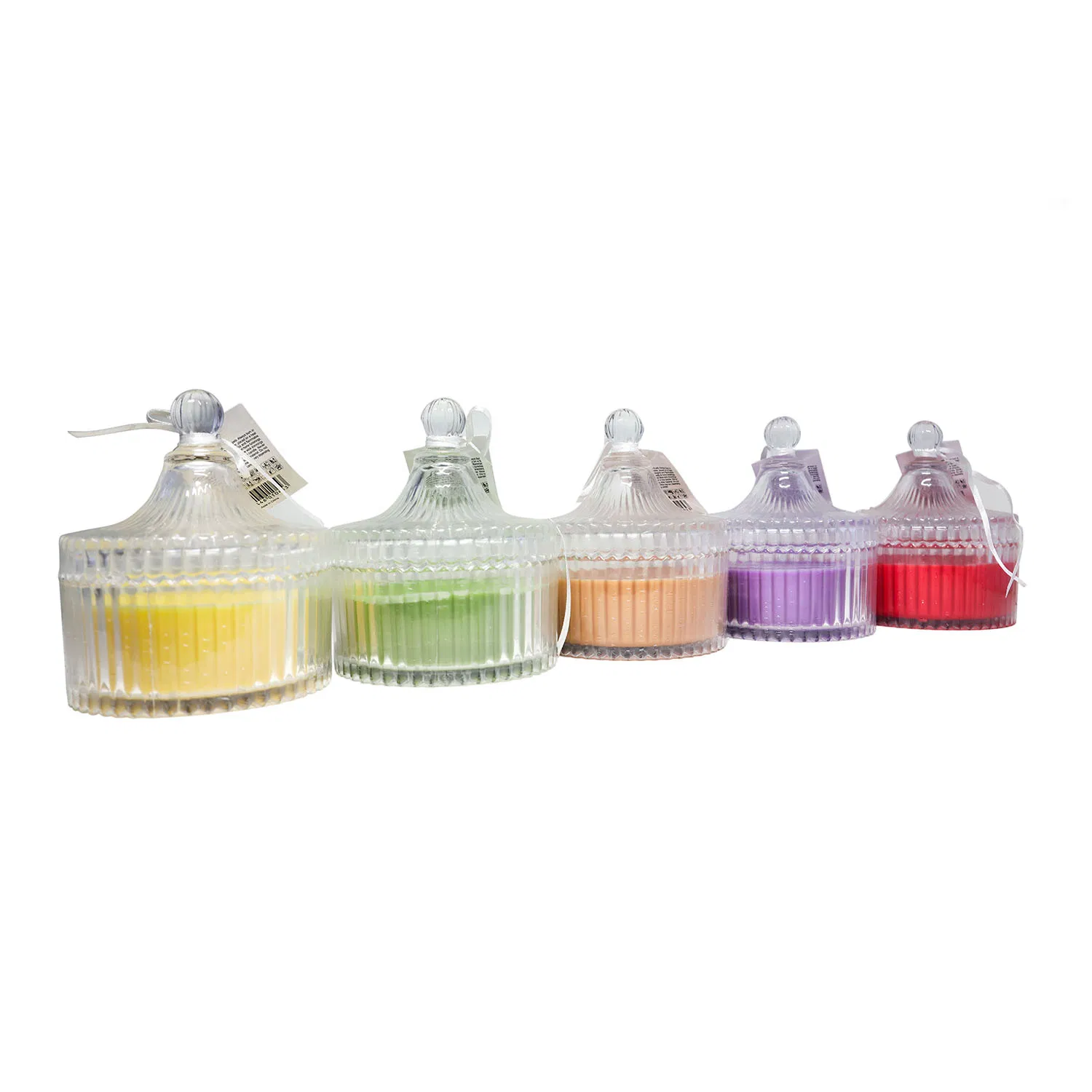 Handcrafted Eco-Friendly Scented Candle Gift Set in Elegant Glass