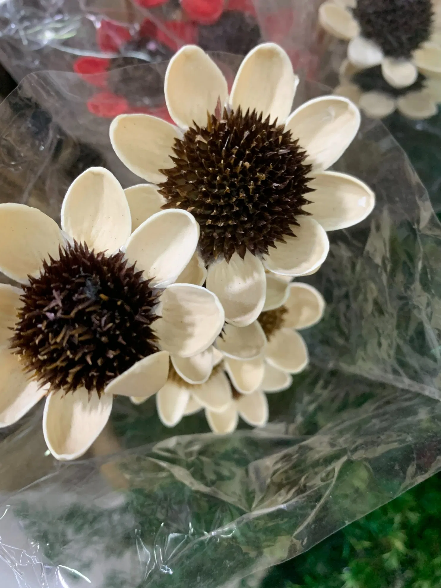 Handmade Orange Floral Decoration for Home and Events