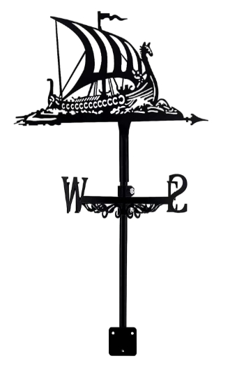 Rustic Iron Weathervane with Exclusive Stainless Steel Finish Crafts