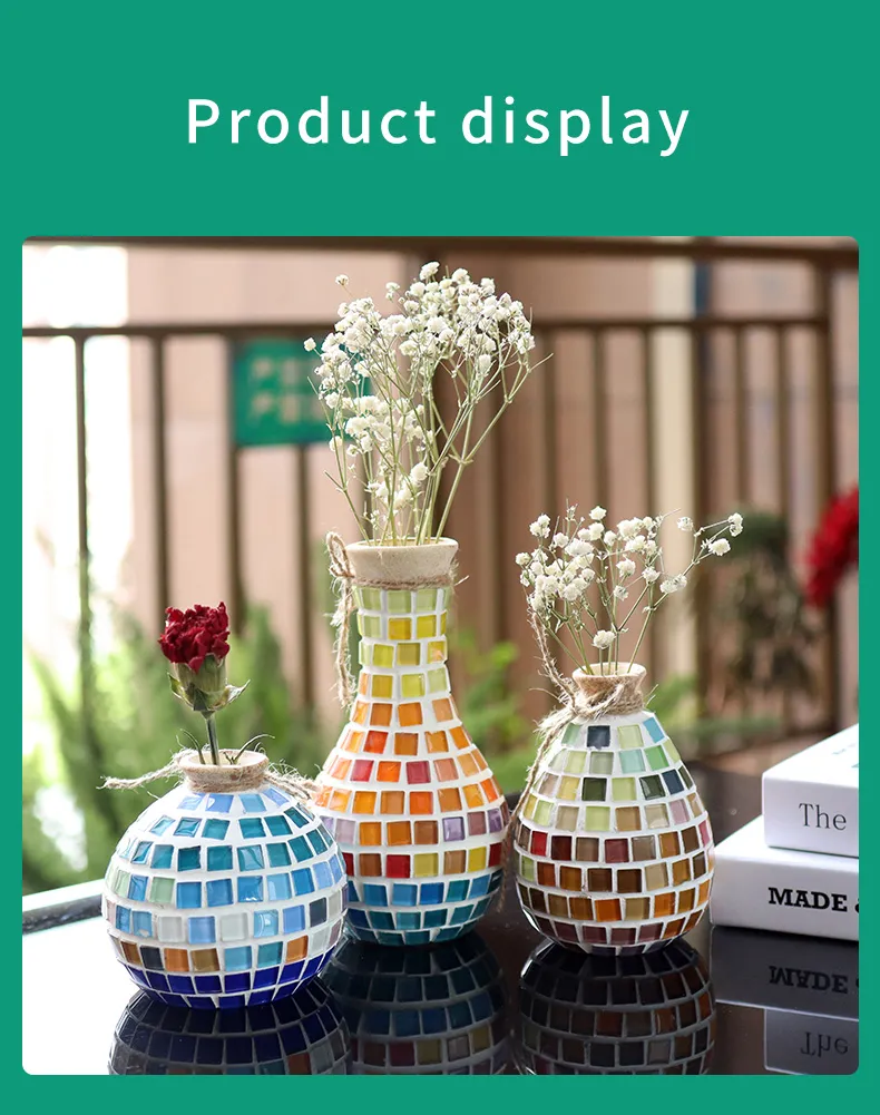 Mosaic Vase Craft Kit