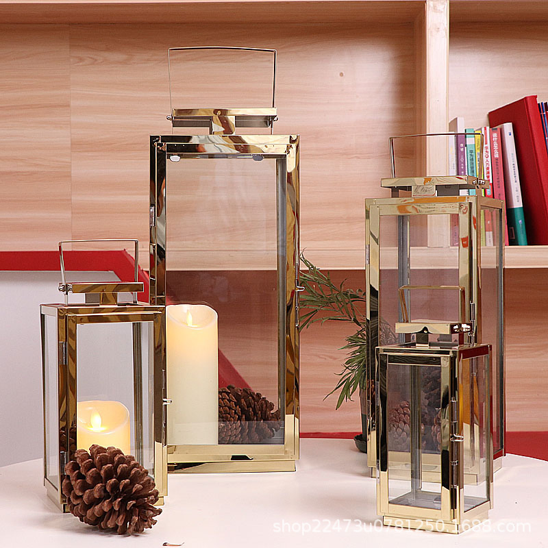 Large Candle Holder with Rustic Charm for Home Decor