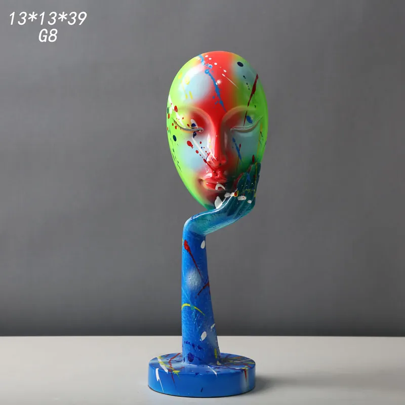 Resin Mask Figure Crafts 3
