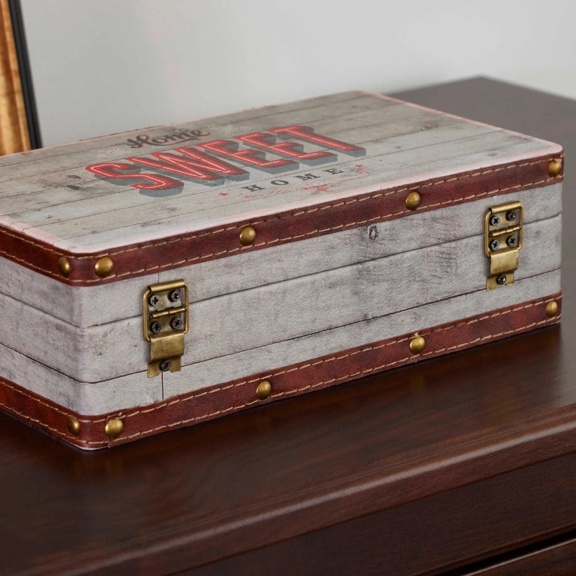 Elegant Handcrafted Wooden Box for Jewelry and Gift Storage