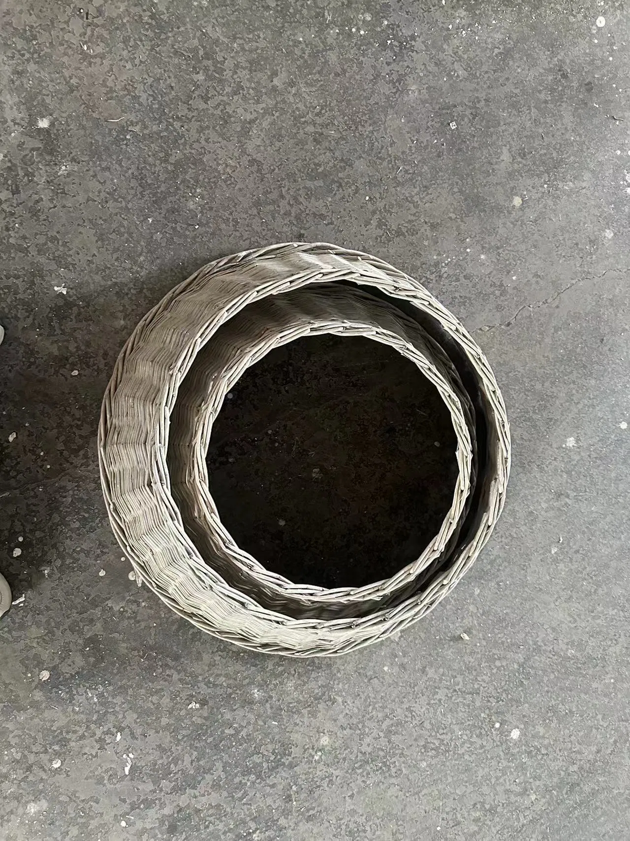 Artisan Woven Christmas Basket for Elegant Holiday Home Decor