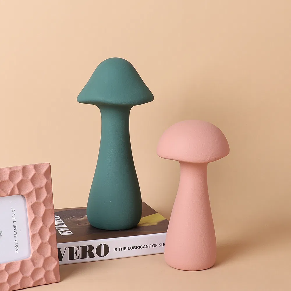 Ceramic Desktop Mushroom Craft