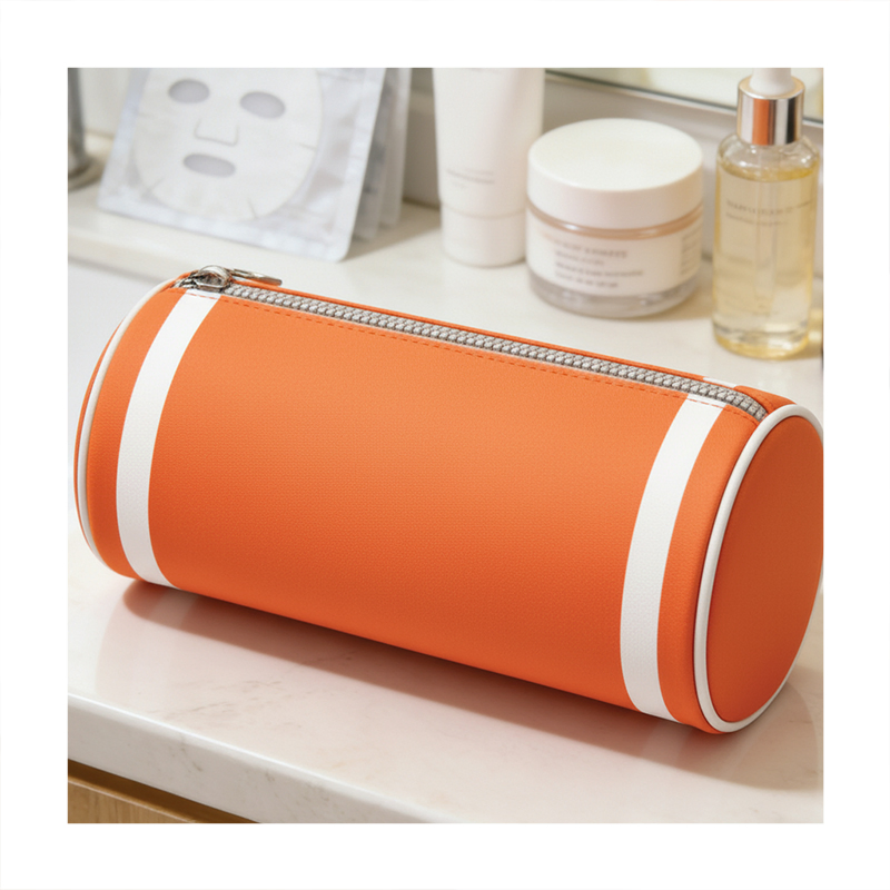 Soft Cute Teddy Island Cosmetic Bag Lightweight Portable Travel Toiletry Organizer Spacious Storage for Daily Use and Vacation