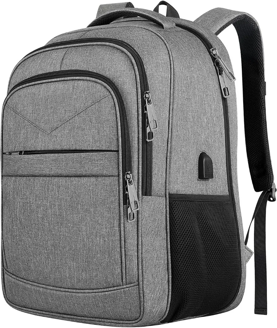 Business Anti Theft Laptops Backpack College School Computer Bag with USB Charging Port