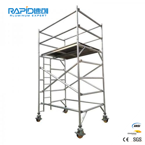 Aluminum Scaffolding Formwork Building Steps Truss Ladder Mobile Tower Scaffold System