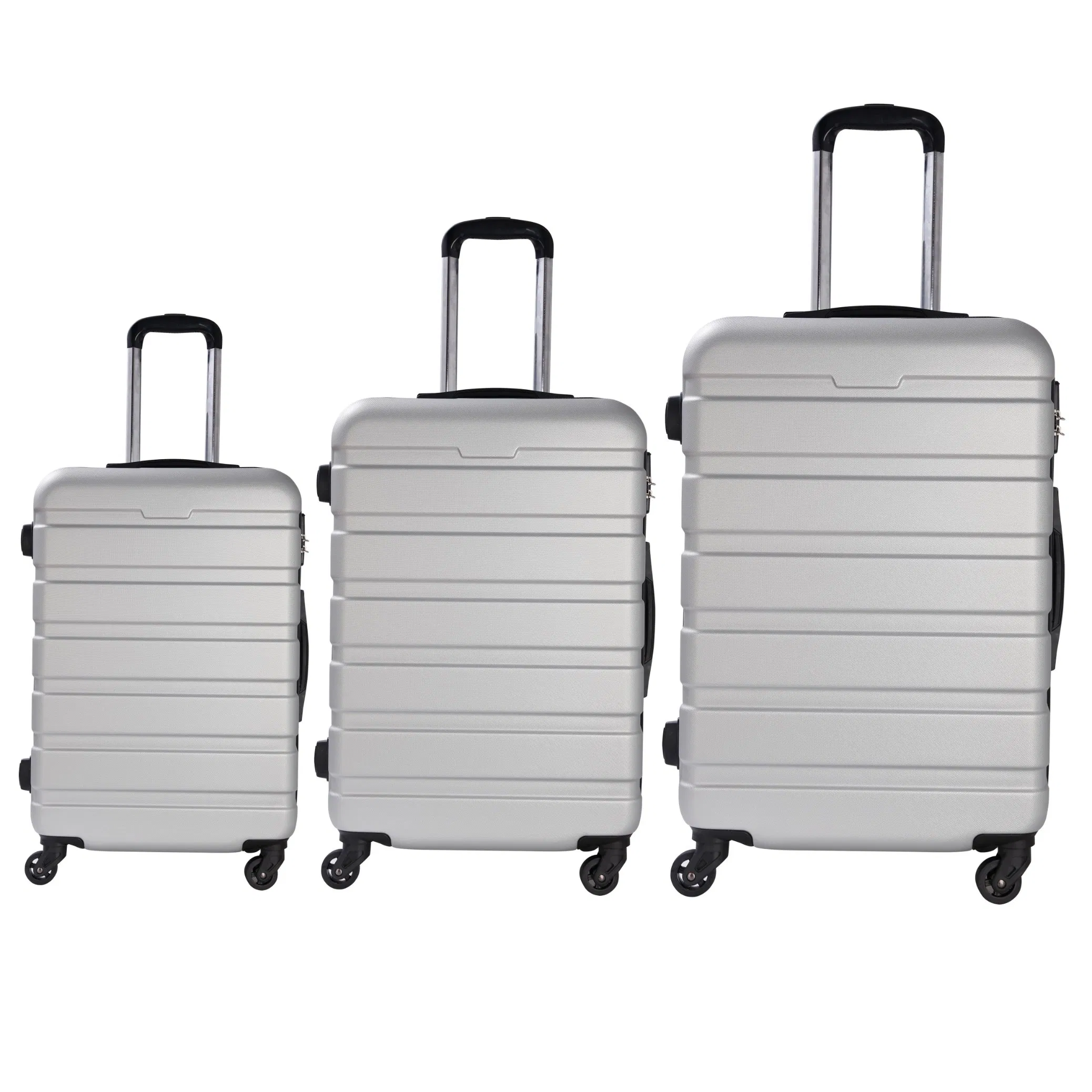 Simple Design Hard Shell Suitcase 3PCS Set ABS Trolley Luggage