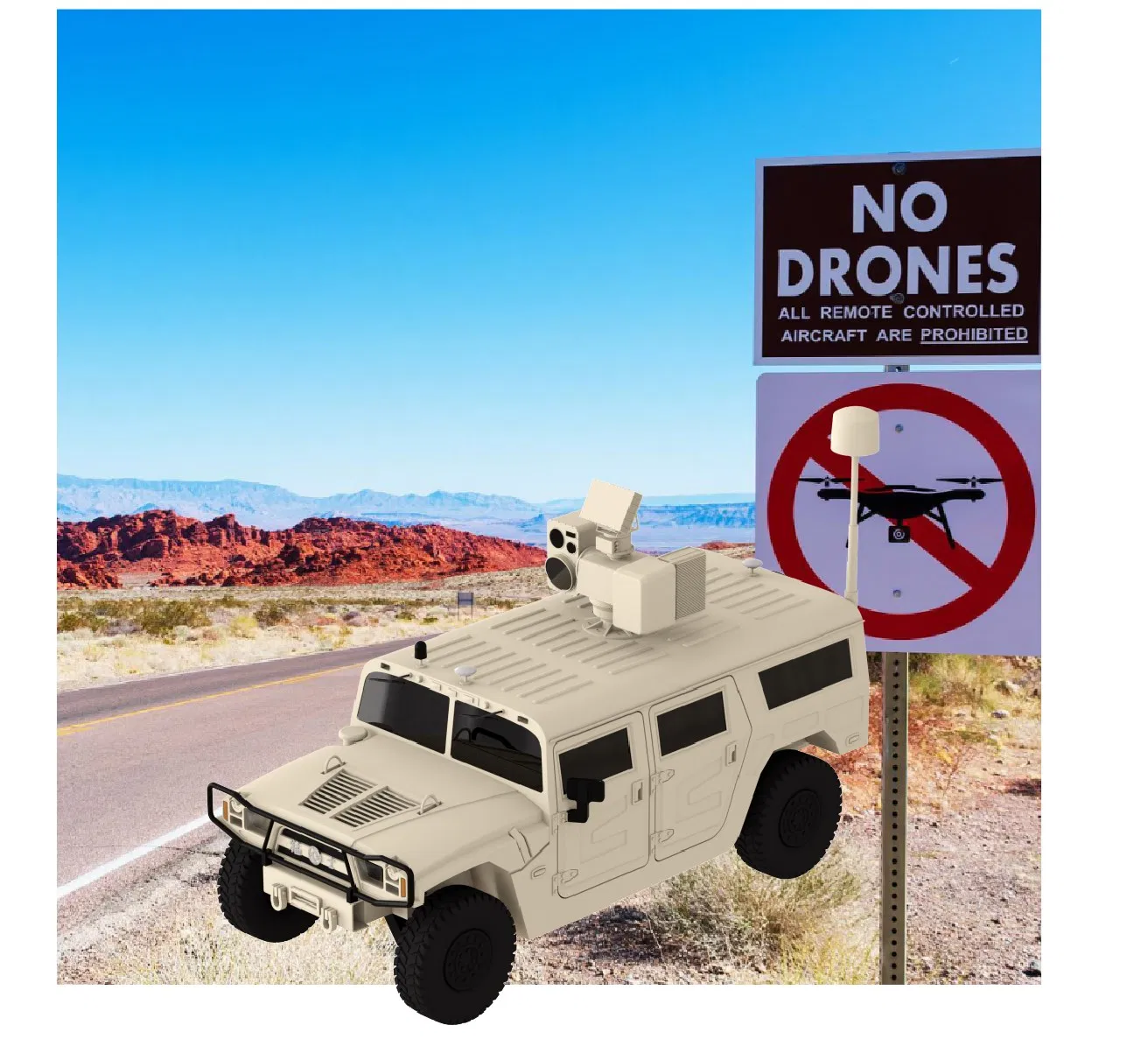 Low-Altitude Defense Vehicle Anti-Drone Counter System Uav Neutralization Track Identification